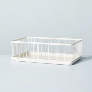 Large Metal Wire Storage Basket - Hearth & Hand Magnolia - Sour Cream Organizer